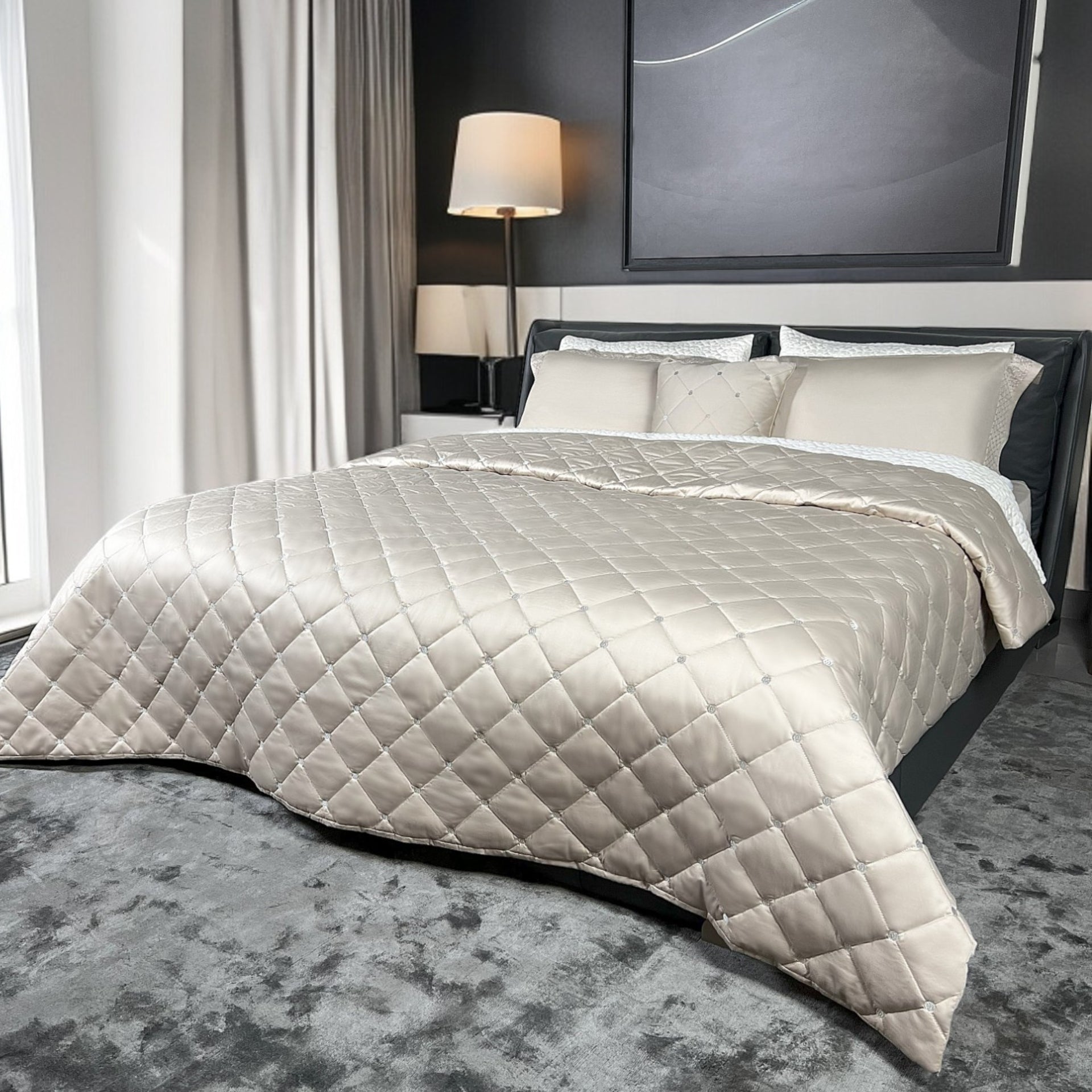 Quilted Duvet Cover Genoa