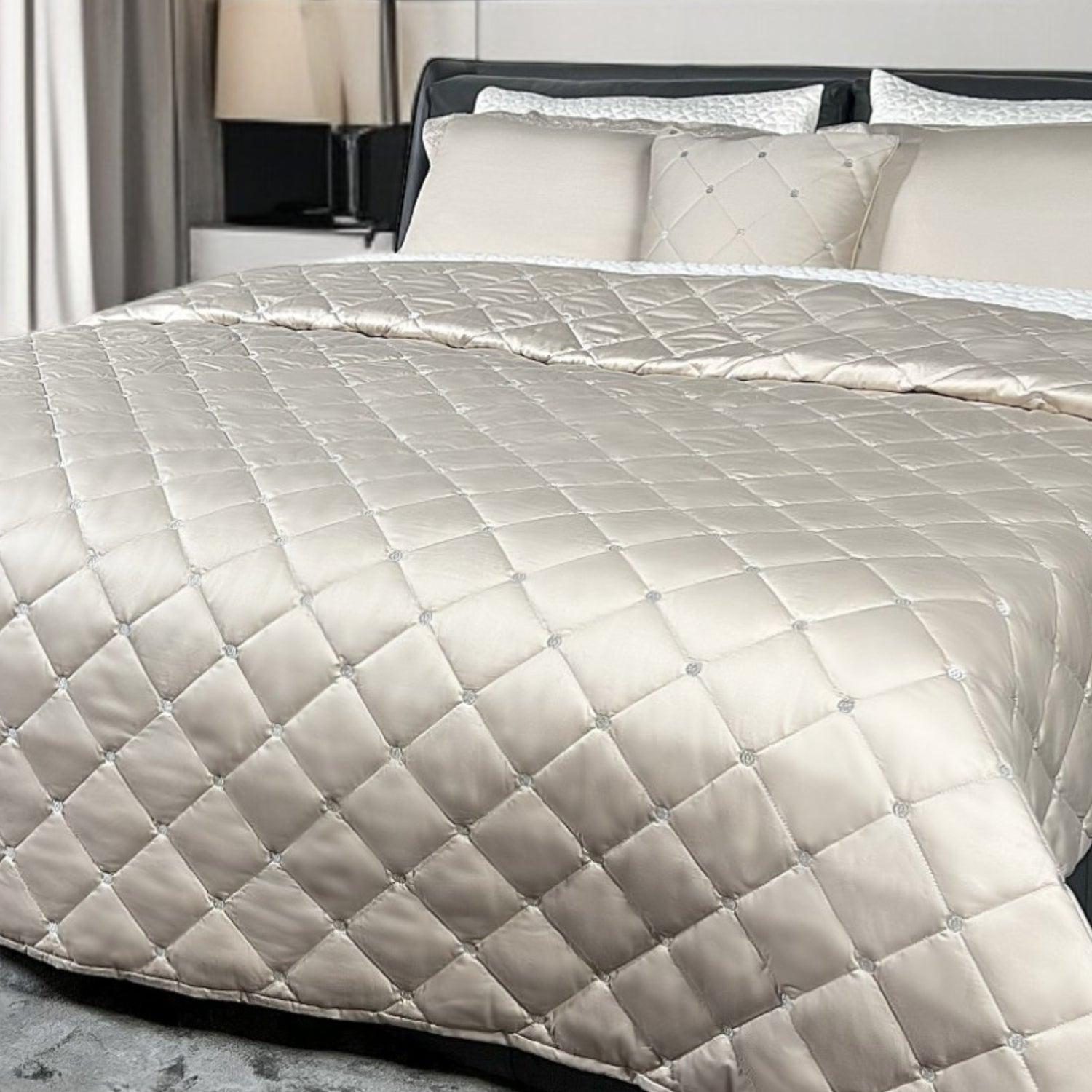 Quilted Duvet Cover Genoa
