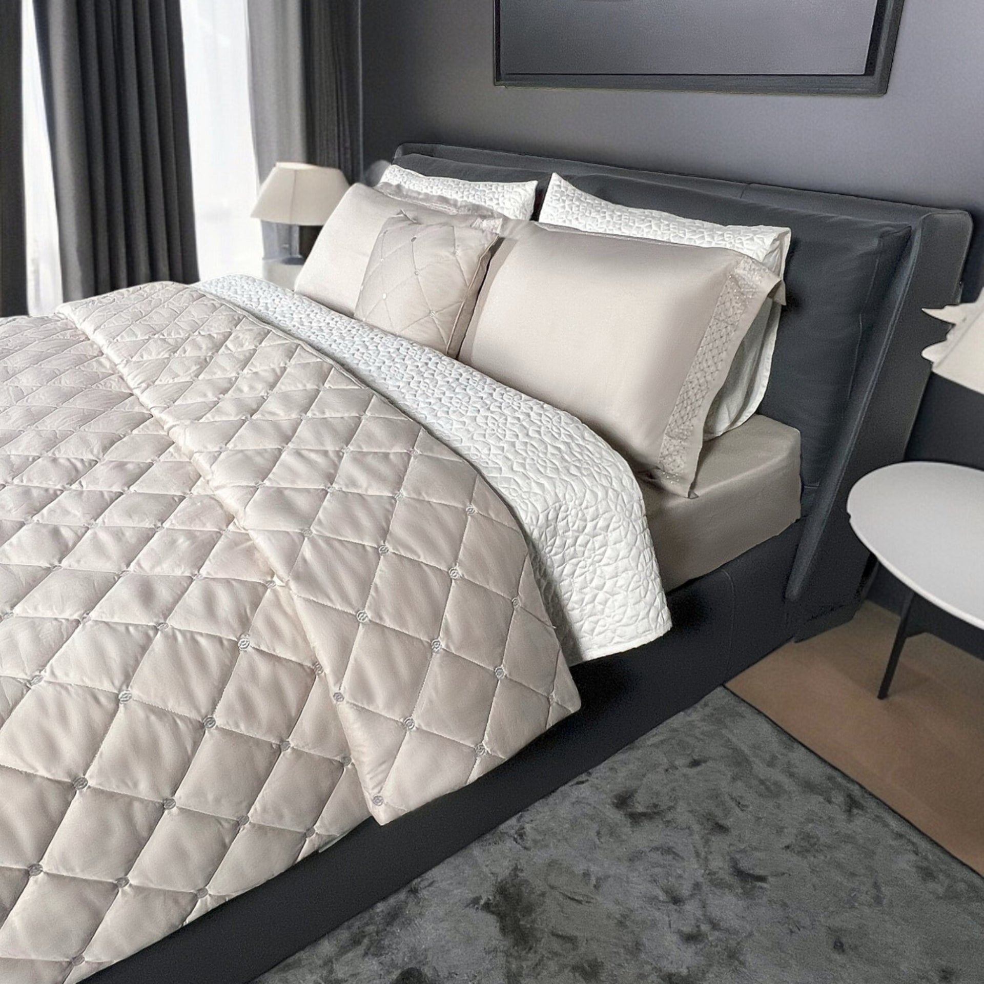 Quilted Duvet Cover Genoa