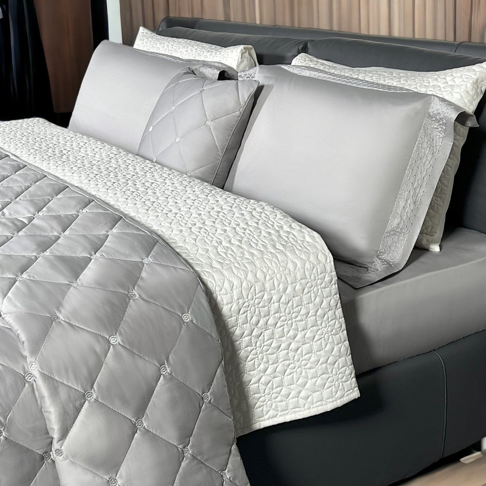 Quilted Duvet Cover Genoa