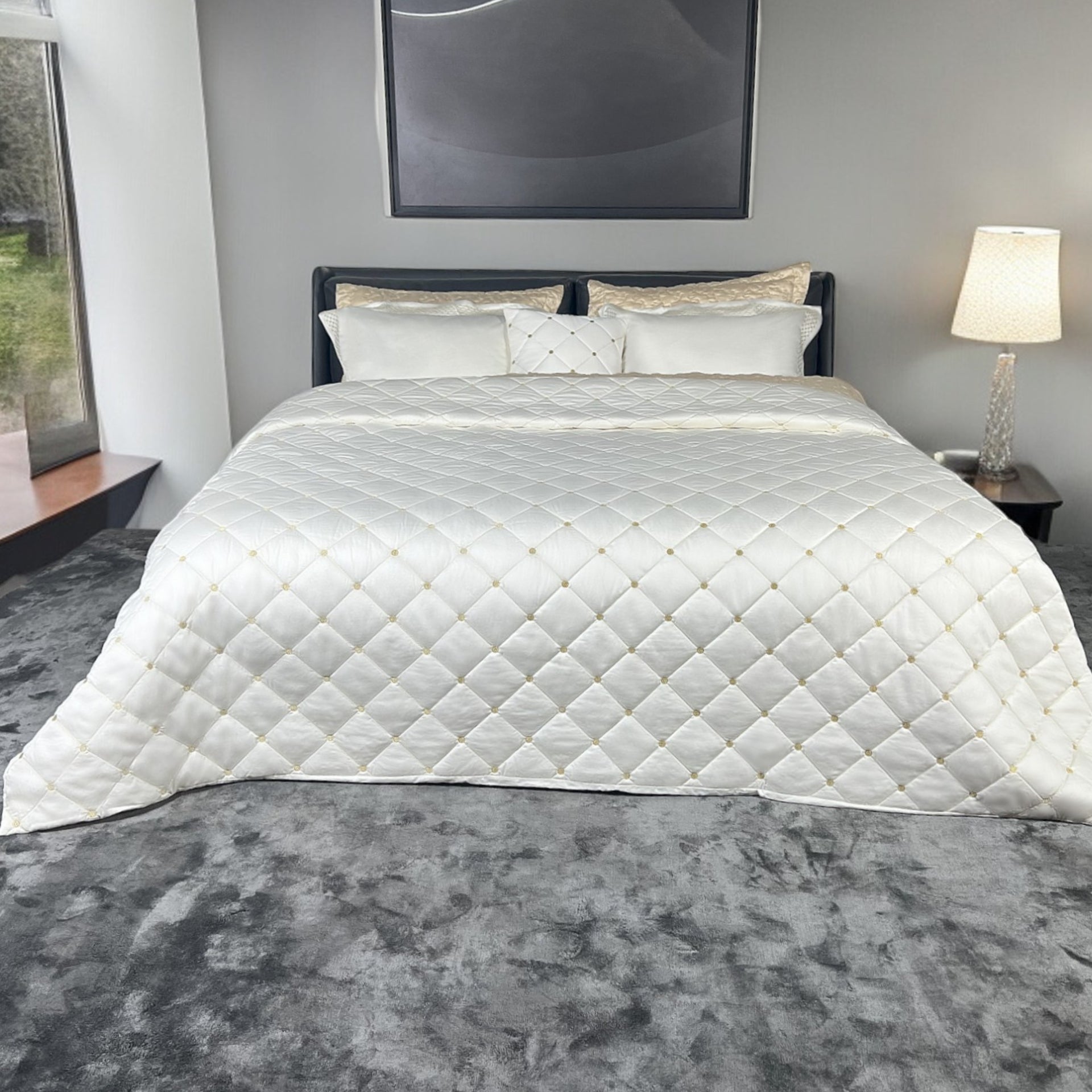 Quilted Duvet Cover Genoa