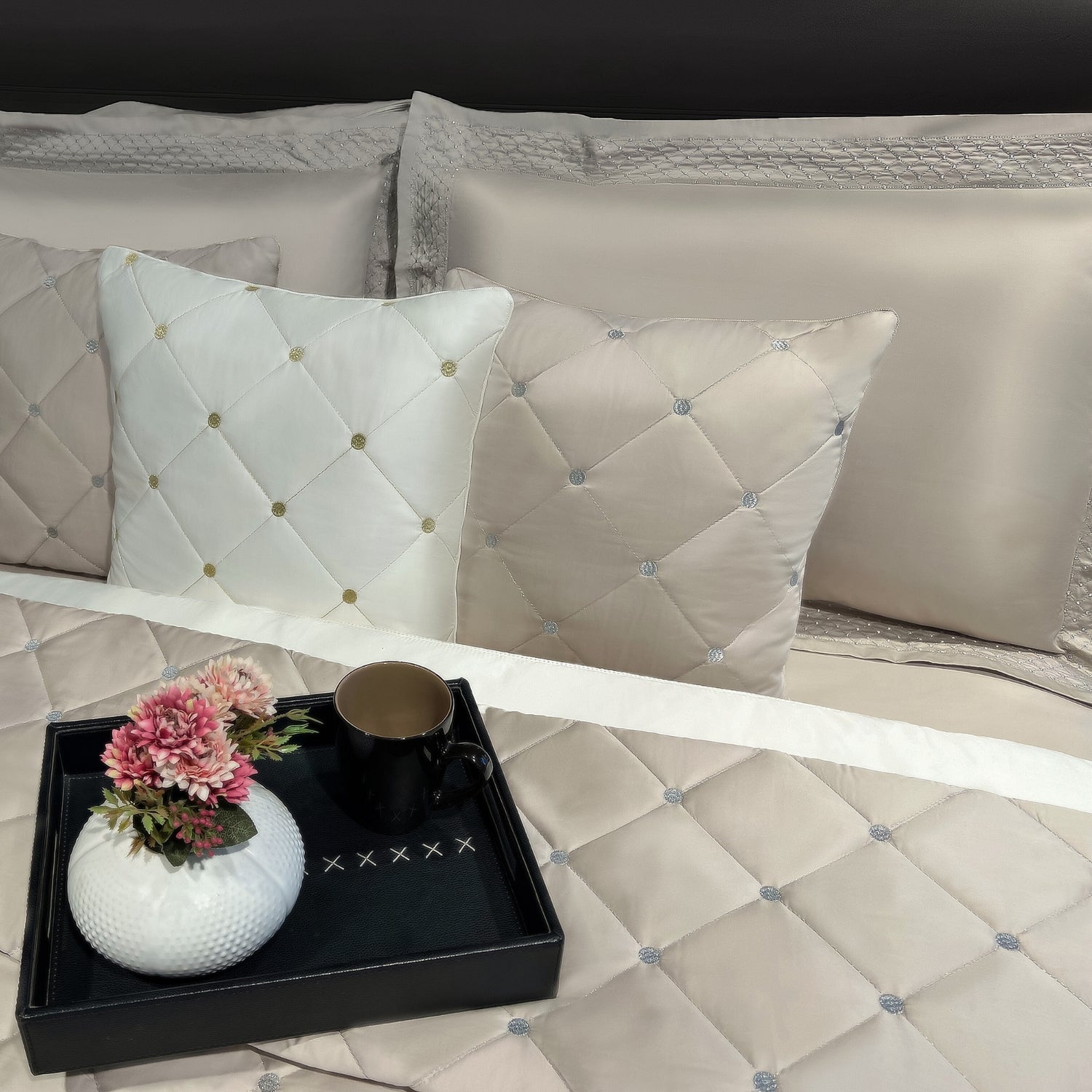 Quilted Duvet Cover Genoa
