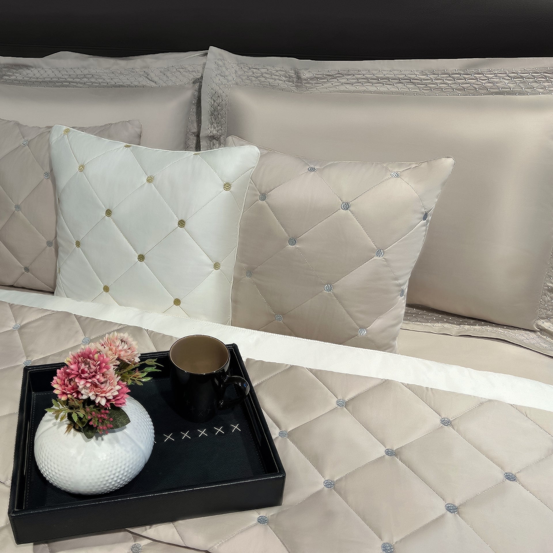 Quilted Duvet Cover Genoa