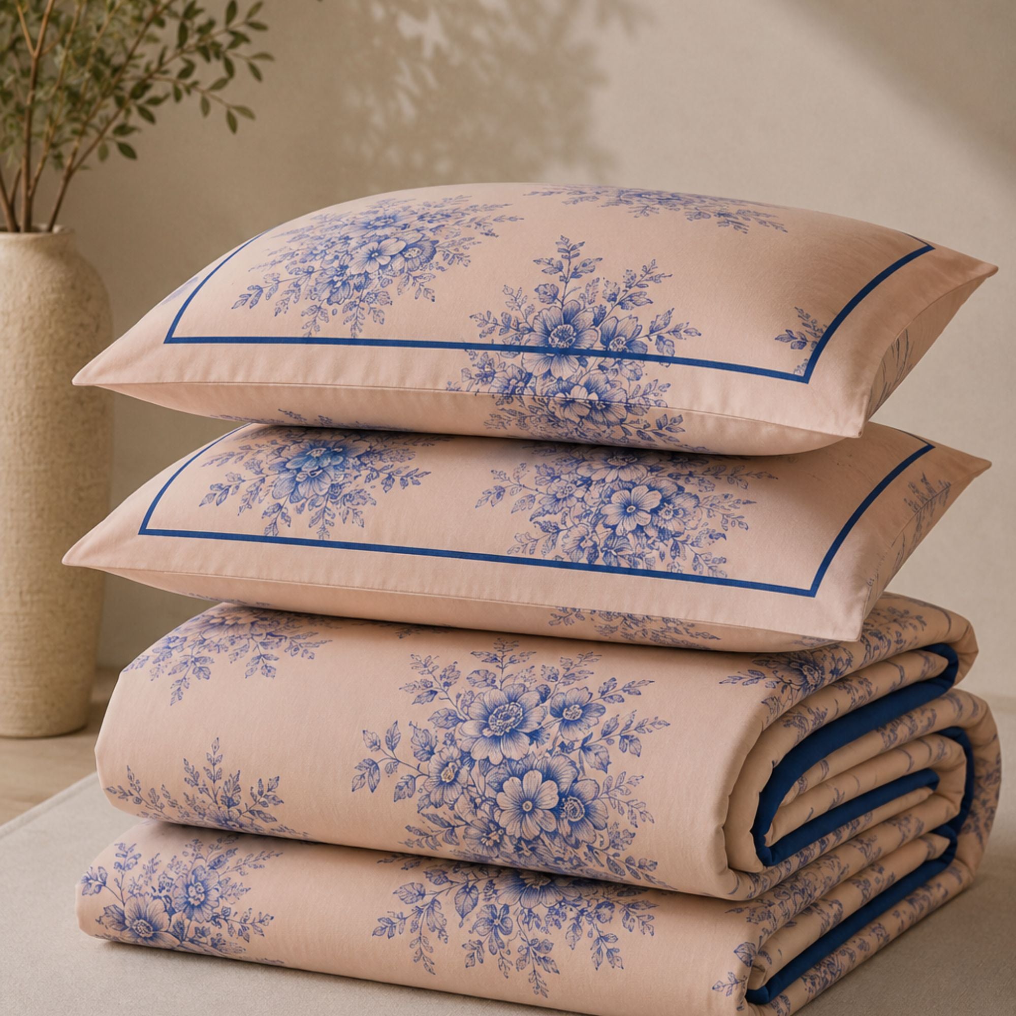 Otono Quilt & Reversible Duvet Cover Set