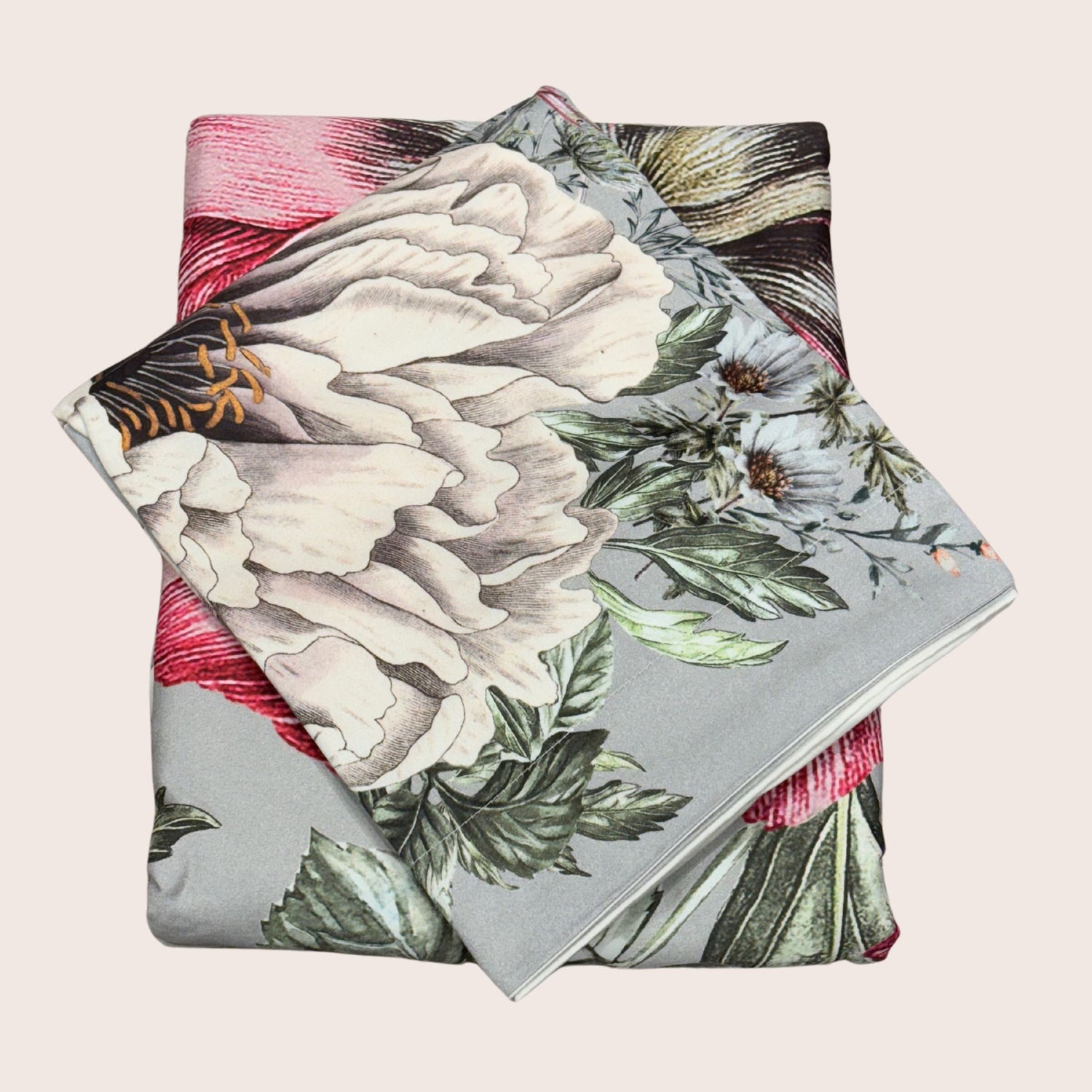 Double-Sided Duvet Cover Set Flores