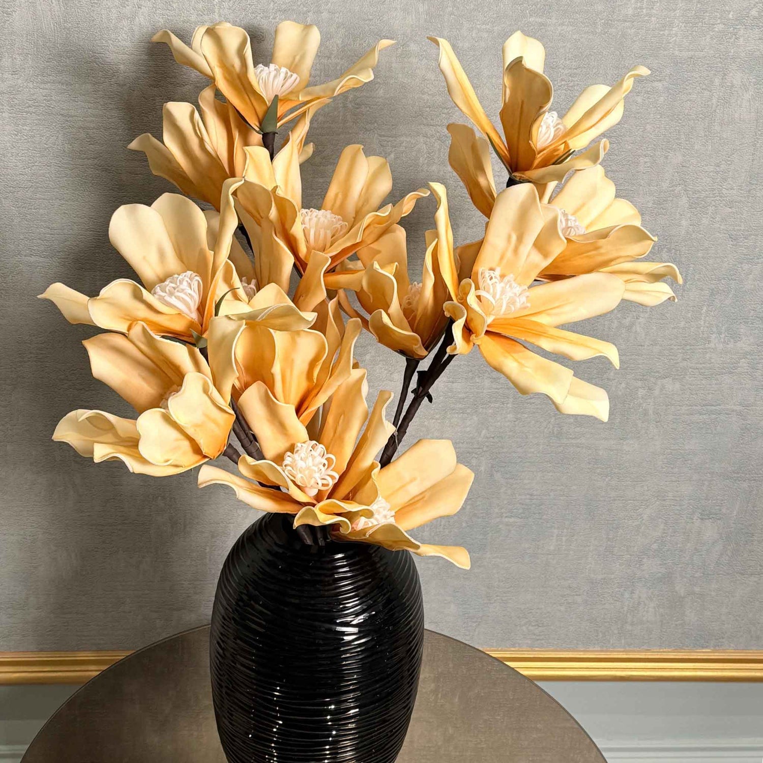 Styled Yellow poppies
