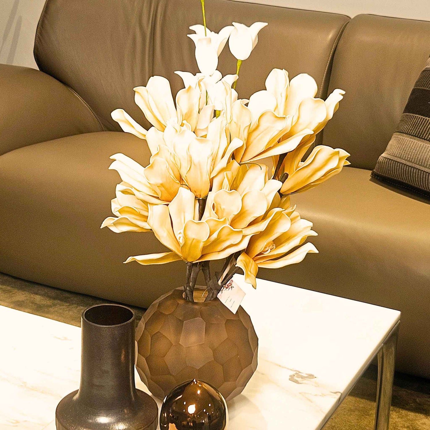 Styled Yellow poppies