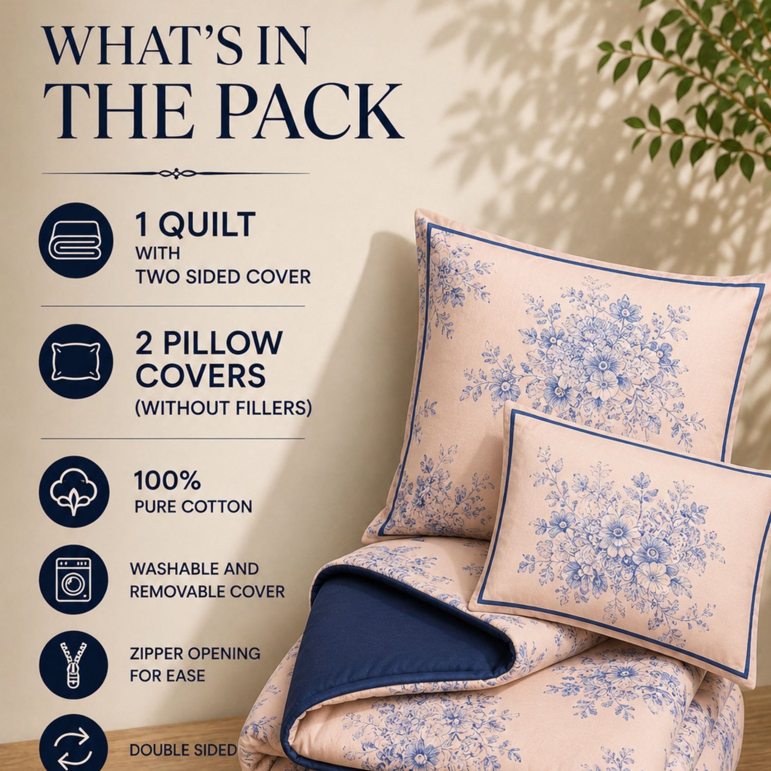 Otono Quilt &amp; Reversible Duvet Cover Set