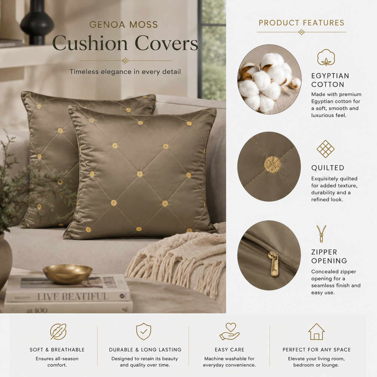 Cushion Cover  Genoa